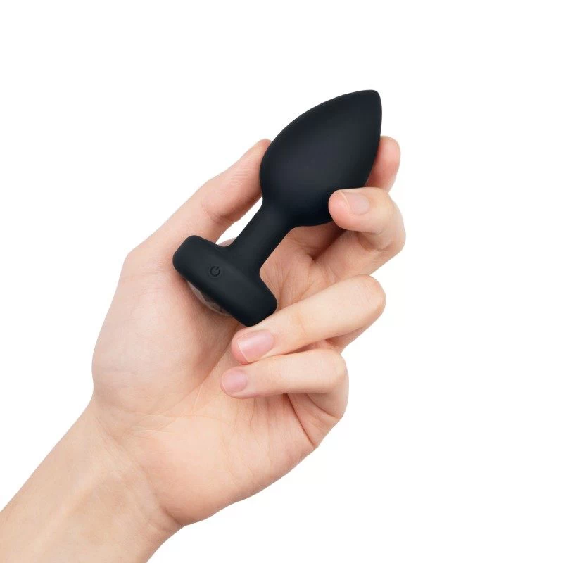 B-Vibe - Vibrating Jewel Plug M/L Black Diamond - Image 7