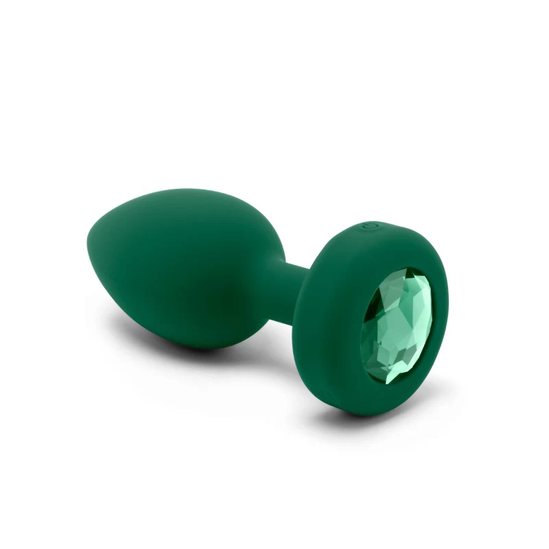 B-Vibe - Vibrating Jewel Plug M/L Emerald - Image 2