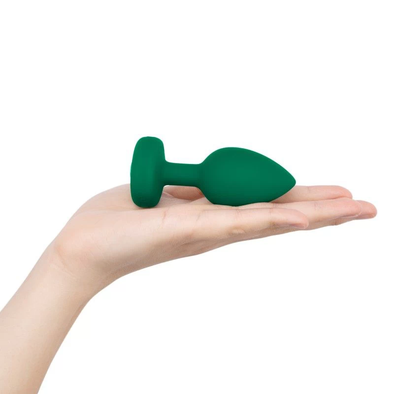 B-Vibe - Vibrating Jewel Plug M/L Emerald - Image 6