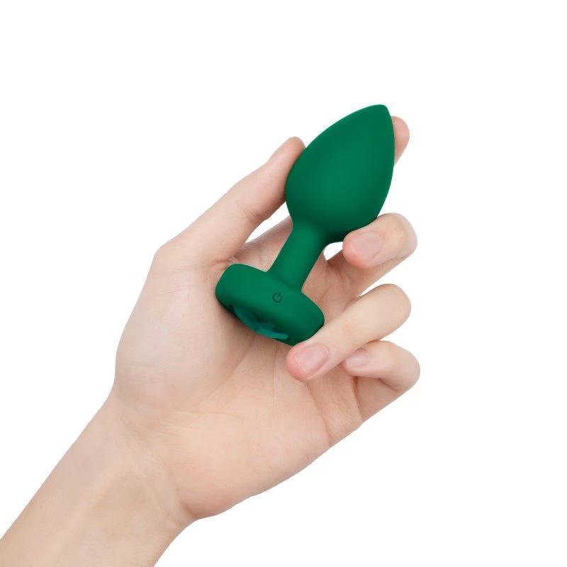 B-Vibe - Vibrating Jewel Plug M/L Emerald - Image 8