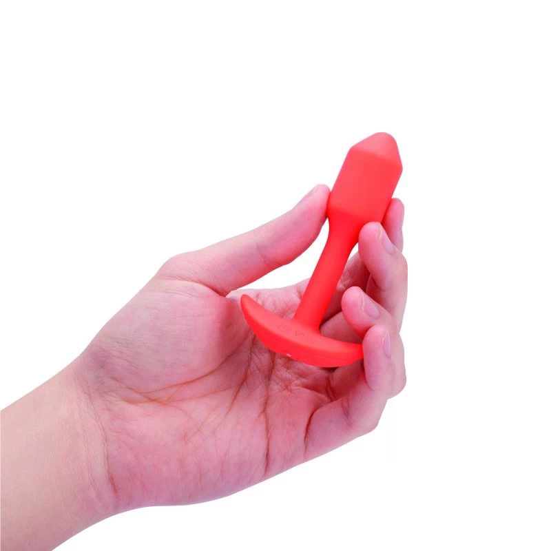 B-Vibe - Vibrating Snug Plug 1 (S) Orange - Image 4