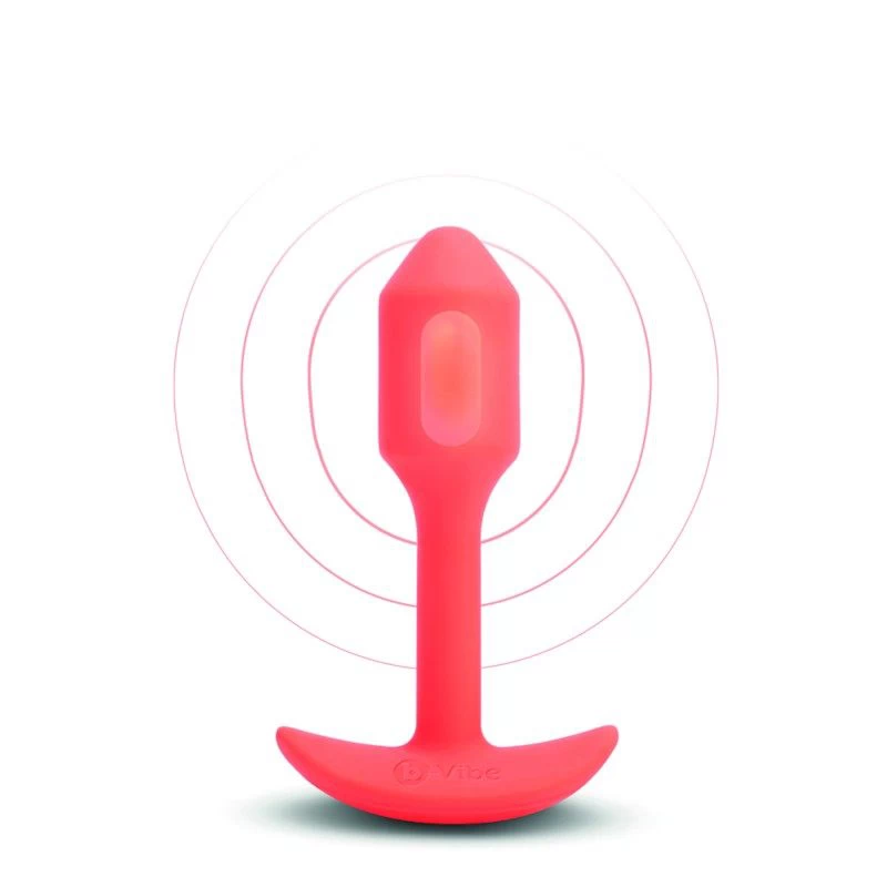 B-Vibe - Vibrating Snug Plug 1 (S) Orange - Image 7