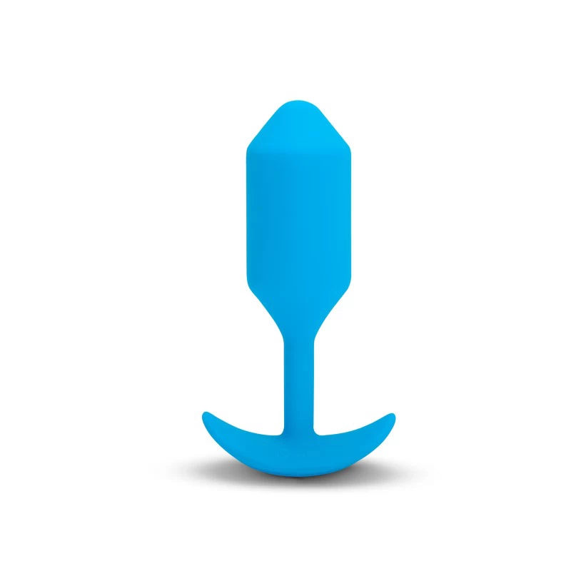 B-Vibe - Vibrating Snug Plug 3 (L) Blue - Image 2