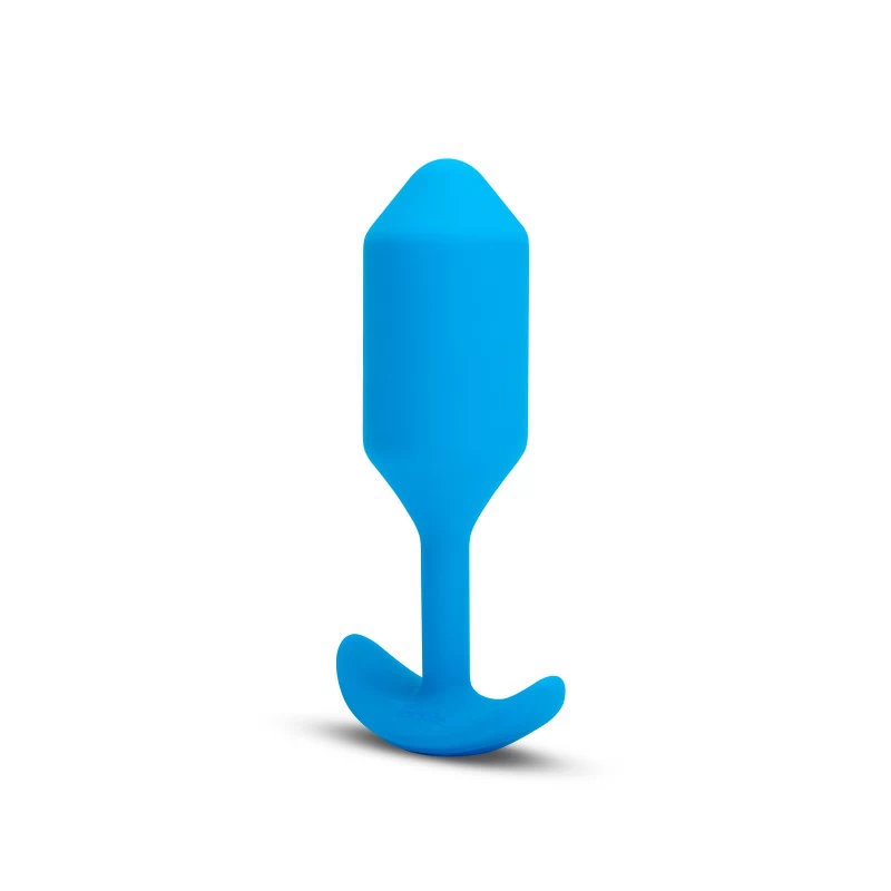 B-Vibe - Vibrating Snug Plug 3 (L) Blue - Image 3
