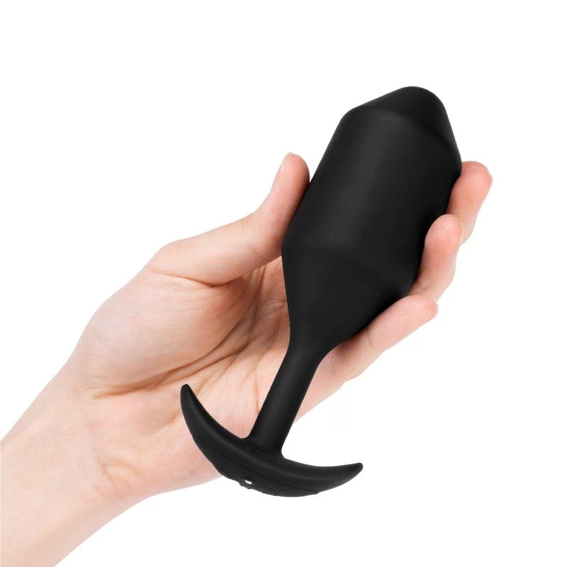 B-Vibe - Vibrating Snug Plug 5 (XXL) Black - Image 4
