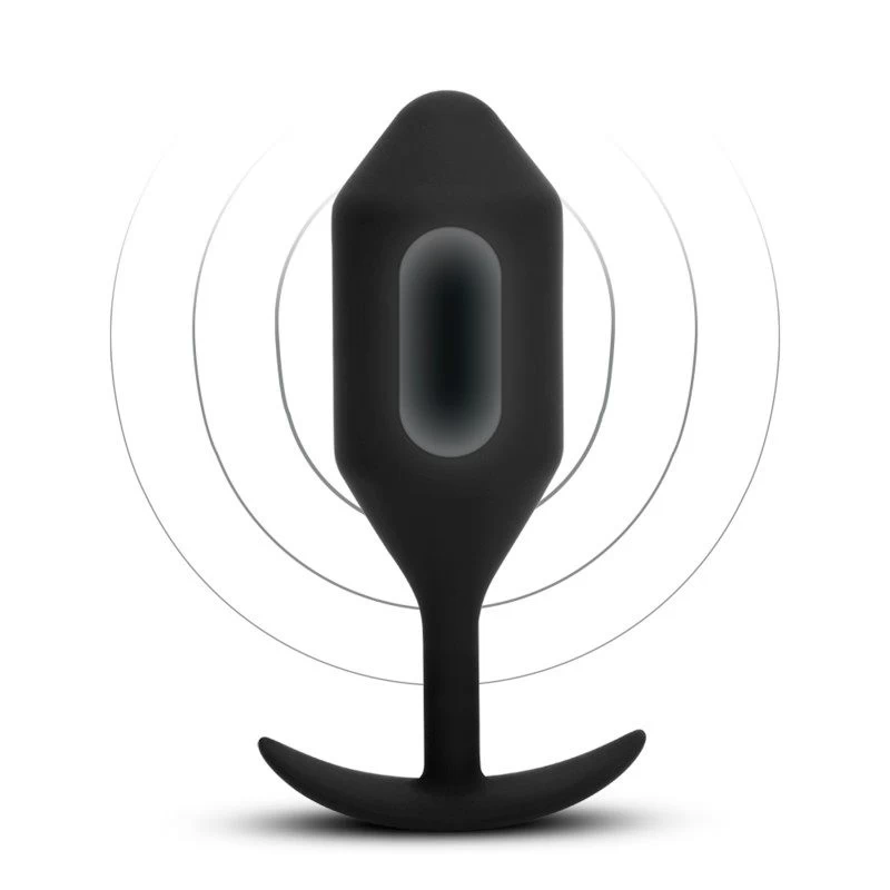 B-Vibe - Vibrating Snug Plug 5 (XXL) Black - Image 7