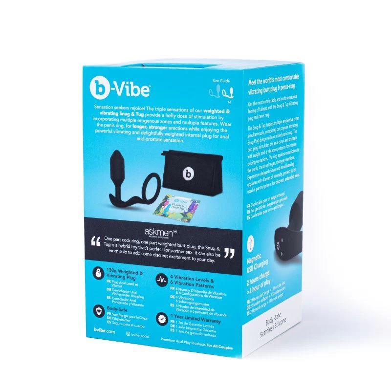 B-Vibe - Vibrating Snug & Tug M - Image 7