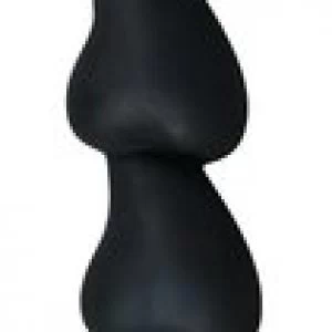 Black Velvets Hearts Silicone Beads