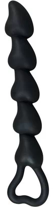 Black Velvets Hearts Silicone Beads