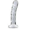 Borosilkaatklaasist dildo/anaaltapp Icicles No 62 (3×16.5cm)