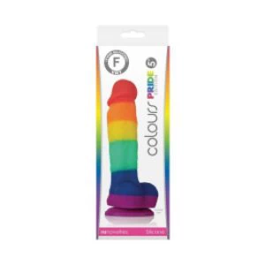 Colours 5″ värviline Pride Edition dildo