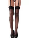Cottelli Lingerie black suspender stockings