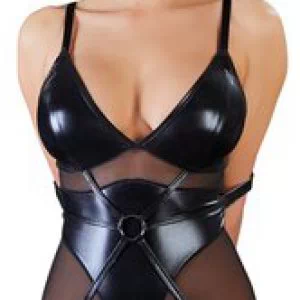 Cottelli Lingerie Bondage bodi käteahelatega