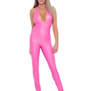 Cottelli Lingerie neoonroosa läiketa kombinesoon