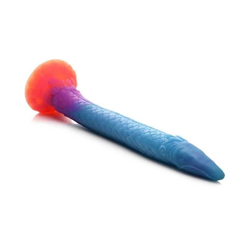 Creature Cocks - Glow-in-the-dark Silicone Dragon Anal Dildo - Image 2