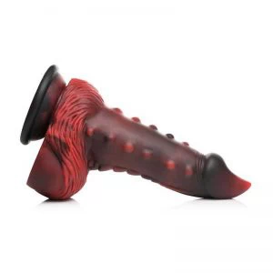 Creature Cocks – Lava Demon Thick Nubbed Dildo