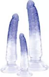Crystal Clear Anal Training Cocky dildod komplekt