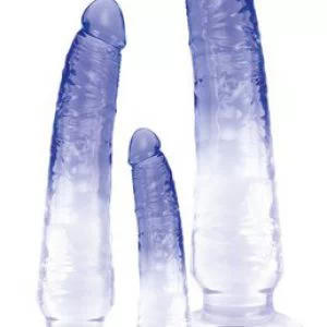 Crystal Clear Anal Training Cocky dildod komplekt