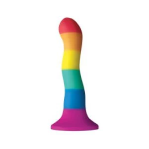 Dildo Pride Wave 6″ vikerkaarevärviline