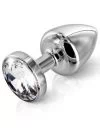 Diogol Anni Swarovski Butt plug Steel