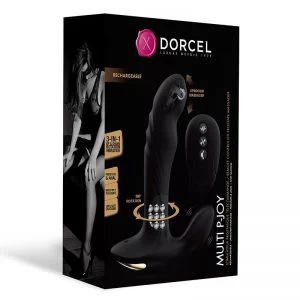 DORCEL – MULTI P-JOY – KAUGJUHTIMISPULDIGA EESNÄÄRME MASSÖÖR – MUST