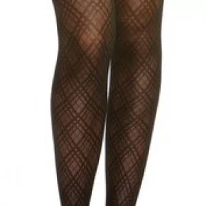 Dreamgirl 0335 mustad mustriline sukad kandmiseks sukahoidjaga