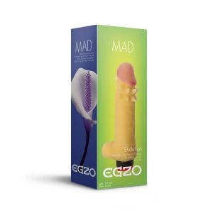EGZO SPIKE VIBREERIV DILDO 17.5cm