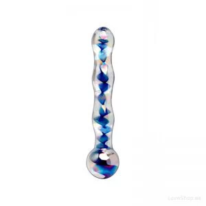 Elegantne klaasist dildo/anaaltapp Pipedream Icicles No. 08 (17.8×2.2cm)