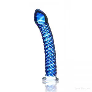 Elegantne klaasist dildo/anaaltapp Pipedream Icicles No. 29 (17.8×3.2cm)