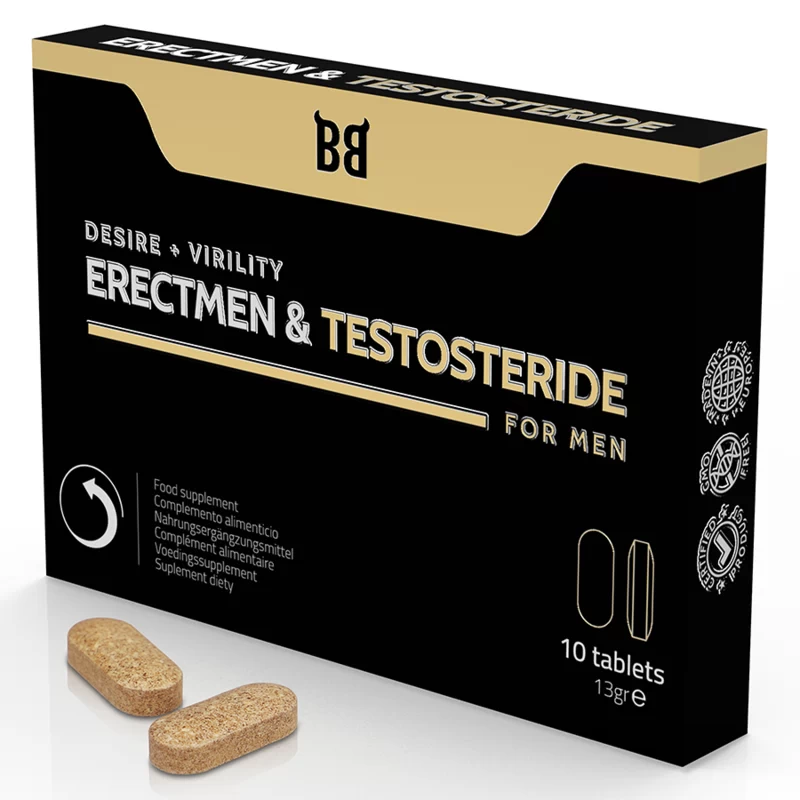 Ereketsiooni ja testosterooni tõstvad tabletid Erectmen & Testosteride