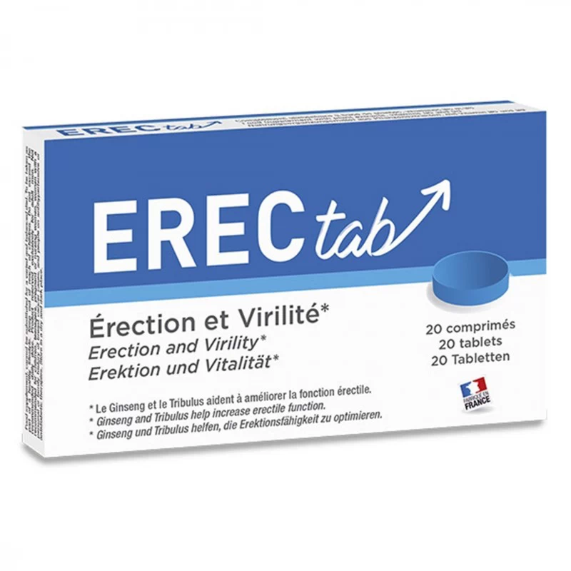 Erektsiooni ja seksuaalenergia tabletid ERECtab (20 tabletti)