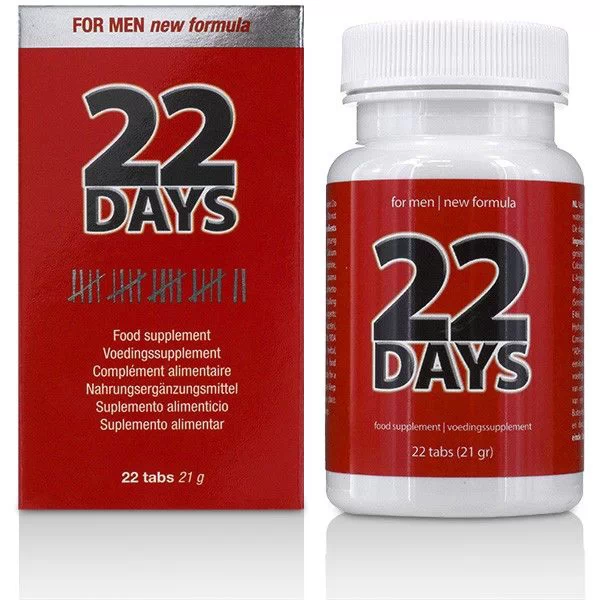 Erektsiooni ja seksuaaliha kapslid 22 Days