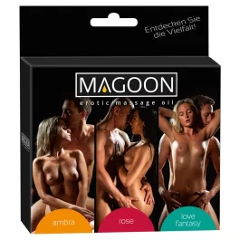Erootiliste massaaziõlide komplekt 3x100 ml