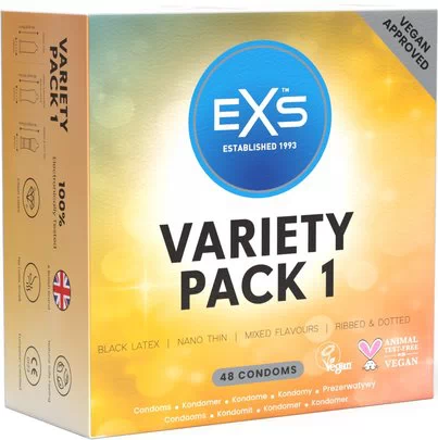 EXS Variety Pack 1 kondoomikomplekt (48 tk)
