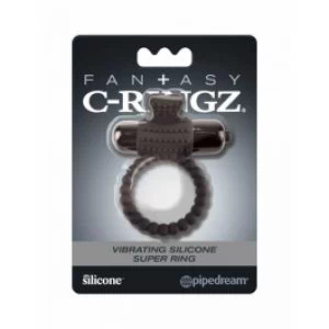 Fantasy C-Ringz Super vibratsiooniga peeniserõngas must