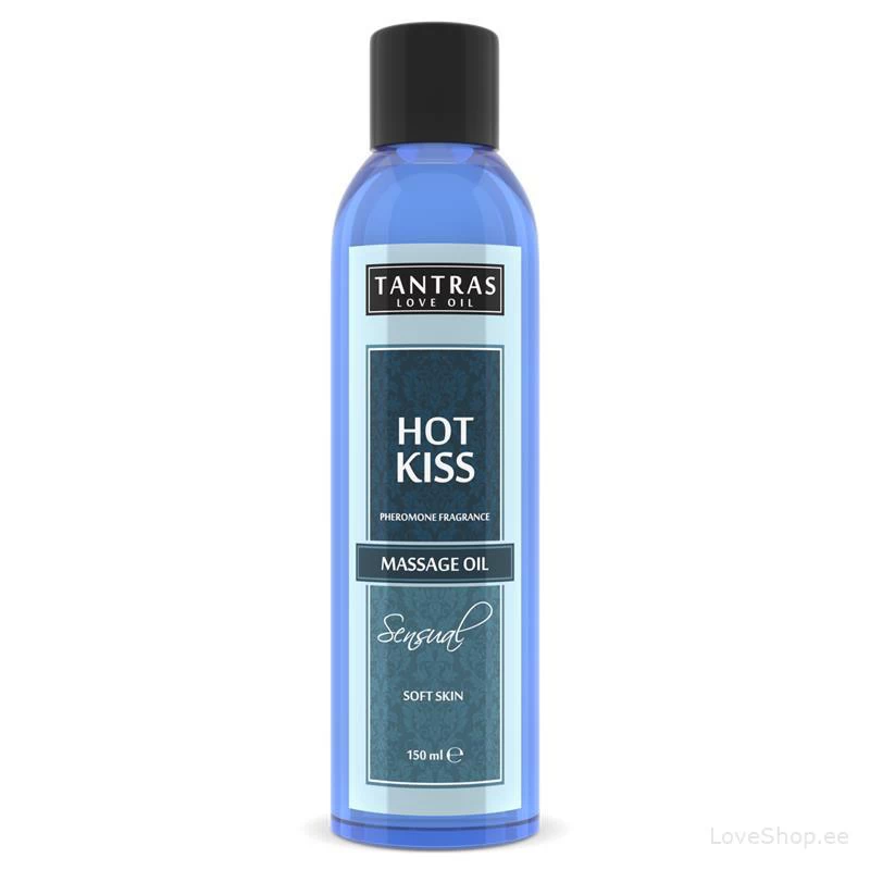 Feromoonidega massaažiõli Hot Kiss (kuum suudlus)