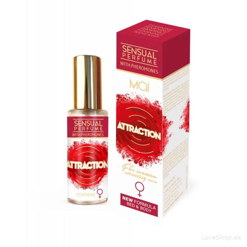 Feromoonidega rikastatud naiste parfüüm Attraction Mai (30ml)