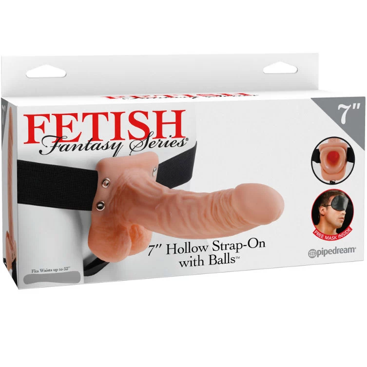 Fetish Fantasy Series 7-tolline õõnes strap-on dildo (19cm)