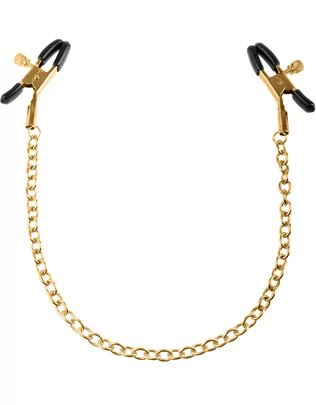 Fetish Fantasy Series Gold Chain Nipple Clamps