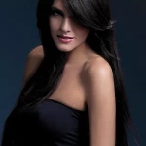 Fever Amber tumepruun parukas