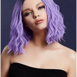 Fever Cara violetne/must parukas