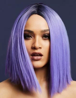 Fever Kylie helevioletne/must parukas