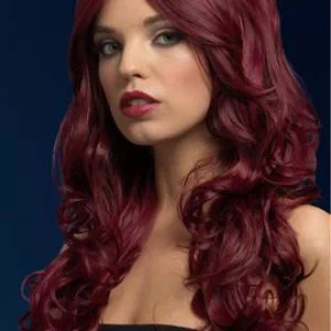 Fever Nicole tumepunane parukas