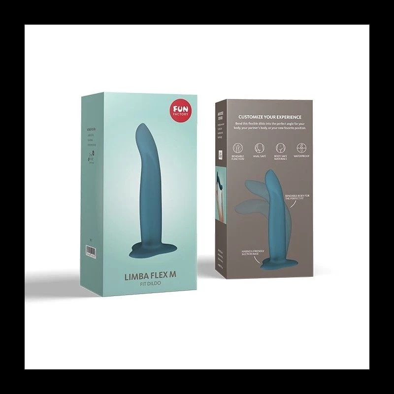 FUN FACTORY - LIMBA FLEX M DEEP SEA BLUE PAINDUV DILDO - Image 5