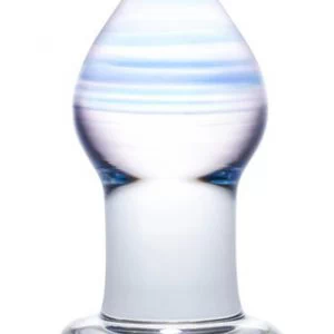 gläs Amethyst Rain Butt Plug