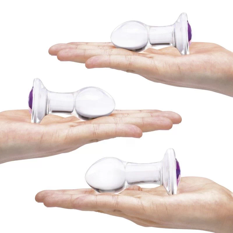 Glas - Bling Bling Glass 3 pc Anal Training Kit - Image 6