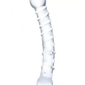 gläs Double Trouble klaasist dildo