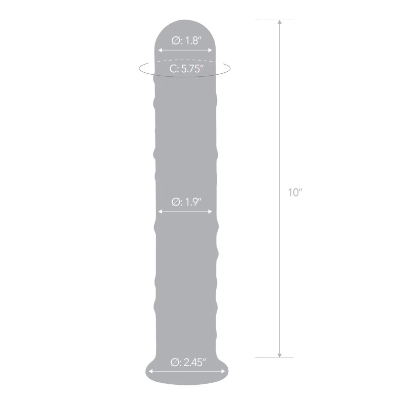 Glas - Extra Large Glass Dildo - Image 3