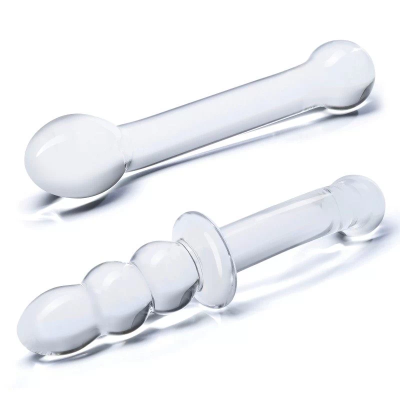 Glas - G-Spot Pleasure Glass Dildo Set 2 pcs - Image 3