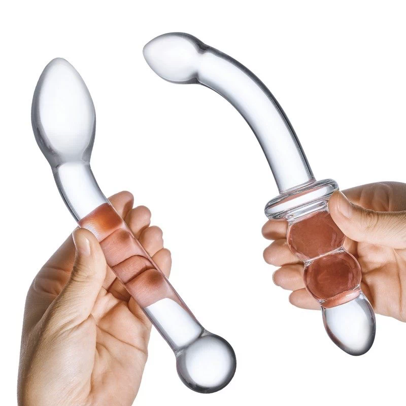 Glas - G-Spot Pleasure Glass Dildo Set 2 pcs - Image 4